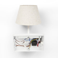 Aplique de pared para lectura "Artin USB + USBC" - Con foco LED orientable y puerto USB + USBC - E27 + 3W