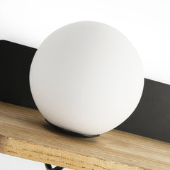 Aplique de pared bola cristal con puerto USB "Nonna" - G9
