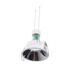 KIT Aro empotrable fijo Ø82mm + Bombilla GU10 6W + Portalámparas
