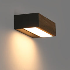 Aplique pared madera "VACC" - 7W - 2700K - 20cm