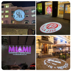 Proyector de logos LED GOBO 30W - Óptica 30° - Exterior - Rotativo