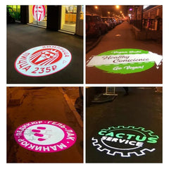 Proyector de logos LED GOBO 100W - Óptica 30° - Exterior - Rotativo