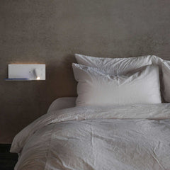 Aplique de pared para lectura con puerto USB "Kerta" - Iluminación doble - 3W+7W