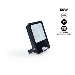 Proyector LED exterior 50W CCT - Serie "PRO" - 110lm/W - IP66