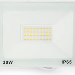 Proyector LED exterior 30W - 95lm/W - IP65 - Blanco