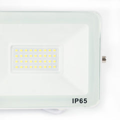 Proyector LED exterior 30W - 95lm/W - IP65 - Blanco