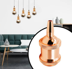 Casquillo E27 Dorado Rosa Vintage Series
