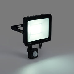 Proyector LED exterior con sensor de movimiento PIR - 30W - IP65 - 6000K