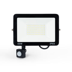 Proyector LED exterior con sensor de movimiento PIR - 50W - IP65 - 6000K