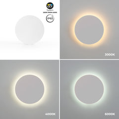 Aplique de pared circular "Eclipse" 18W - CCT - IP65