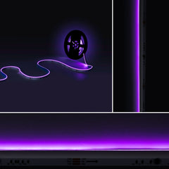 Tira LED inteligente RGB COB 24V DC - Emisión lateral - 12W/m - 10mm - IP20 - Rollo de 5 metros