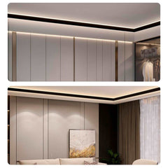 Tapa para perfil de esquina para tira LED doble - Ref. BPERFALP191