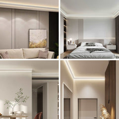 Tapa para perfil de esquina para tira LED doble - Ref. BPERFALP191