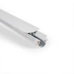 Tapa para perfil de esquina para tira LED doble - Ref. BPERFALP191