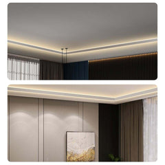 Tapa para perfil de esquina para tira LED doble - Ref. BPERFALP191