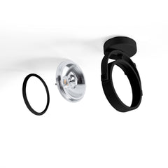 Foco de techo orientable "IRIS" + Bombilla AR111 GU10