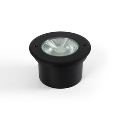 Baliza LED exterior suelo 18W - 12V DC - IP67 - Ø15cm -30º - RGB/3000K