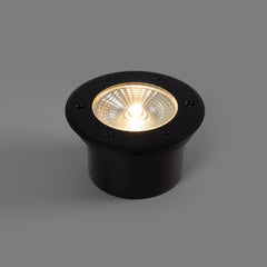 Baliza LED exterior suelo 18W - 12V DC - IP67 - Ø15cm -30º - RGB/3000K