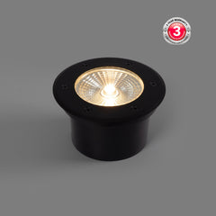 Baliza LED exterior suelo 18W - 12V DC - IP67 - Ø15cm -30º - RGB/3000K
