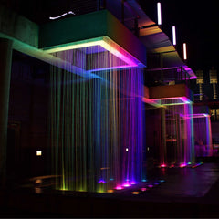 Baliza LED exterior suelo 18W - 12V DC - IP67 - Ø15cm -30º - RGB/3000K