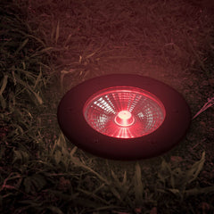 Baliza LED exterior suelo 18W - 12V DC - IP67 - Ø15cm -30º - RGB/3000K