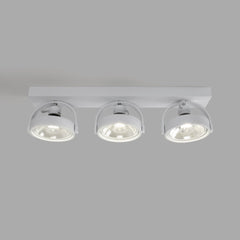 Foco de techo triple orientable "IRIS" + 3 bombillas AR111 GU10