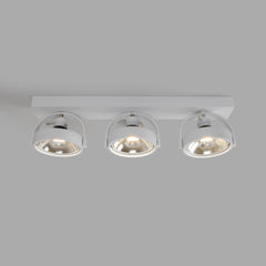 Foco de techo triple orientable "IRIS" + 3 bombillas AR111 GU10