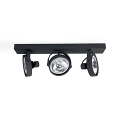 Foco de techo triple orientable "IRIS" + 3 bombillas AR111 GU10