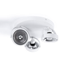 Aplique de techo triple orientable "IRIS 3" + 3 bombillas AR111