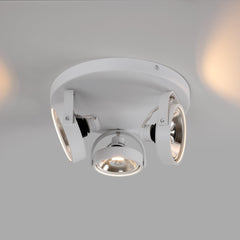 Aplique de techo triple orientable "IRIS 3" + 3 bombillas AR111