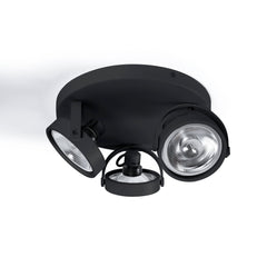 Aplique de techo triple orientable "IRIS 3" + 3 bombillas AR111
