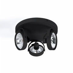Aplique de techo triple orientable "IRIS 3" - 3 x AR111 GU10