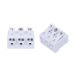 Conector rápido de 3 polos / 0.5 - 2.5mm