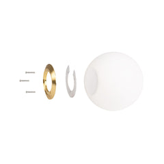 Bola de cristal opalino para recambio - Ø220mm
