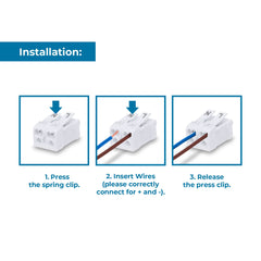 Conector rápido de 2 polos / 0.5 - 2.5mm