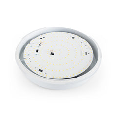 Plafón LED techo estanco / Luz de emergencia - CCT - Potencia ajustable 12W-16W - Ø31cm - IP65