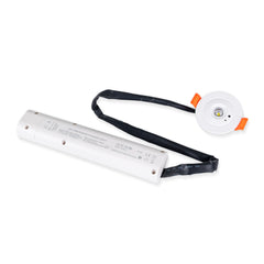 Luz de emergencia 3W tipo downlight - Autonomía 3hs - Ø60mm