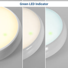Plafón LED techo estanco / Luz de emergencia - CCT - Potencia ajustable 12W-16W - Ø31cm - IP65