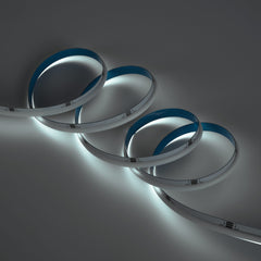 Tira LED COB 24V DC CCT - Emisión lateral - 12W/m - 10mm - IP20 - Corte c/ 5cm - Rollo de 5 metros
