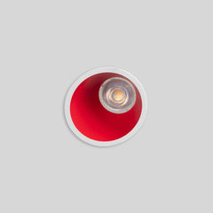 Aro downlight redondo asimétrico - Bajo UGR - Corte Ø85mm