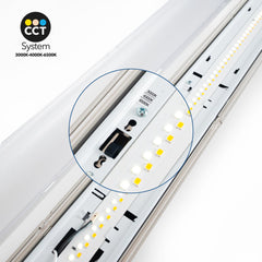 Pantalla estanca LED / Luz de emergencia - CCT - 150cm - Conectable 55W - IP65