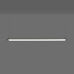 Luminaria estanca tubular para uso industrial - 150cm - 50W - 6900lm - IP65 - IK10