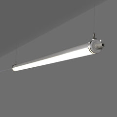 Luminaria estanca tubular para uso industrial - 150cm - 50W - 6900lm - IP65 - IK10
