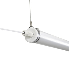 Luminaria estanca tubular para uso industrial - 150cm - 50W - 6900lm - IP65 - IK10