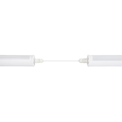 Luminaria estanca tubular para uso industrial - 150cm - 50W - 6900lm - IP65 - IK10