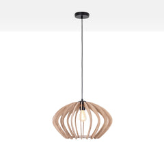 Lámpara colgante madera "Pili" - Ø 48cm - 1 x E27