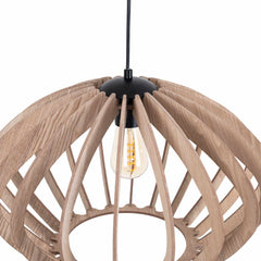 Lámpara colgante madera "Pili" - Ø 48cm - 1 x E27