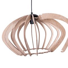Lámpara colgante madera "Pili" - Ø 48cm - 1 x E27