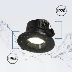 Downlight LED 6W CCT - TRIAC regulable - Corte Ø68mm - IP65