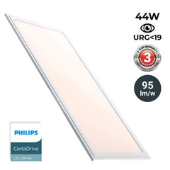 Panel LED slim 120X30 cm - Driver Philips - 44W - UGR19 - IP40